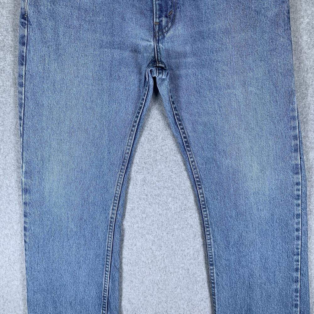 Vintage Levi's 505 Jeans Mens 31x30 (31x27.5 Actual) Blue Straight Fit - Picture 7 of 16